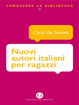 cover image of Nuovi autori italiani per ragazzi